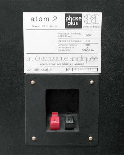 Art et Acoustique Appliquee Triphonic Atom 2 V1